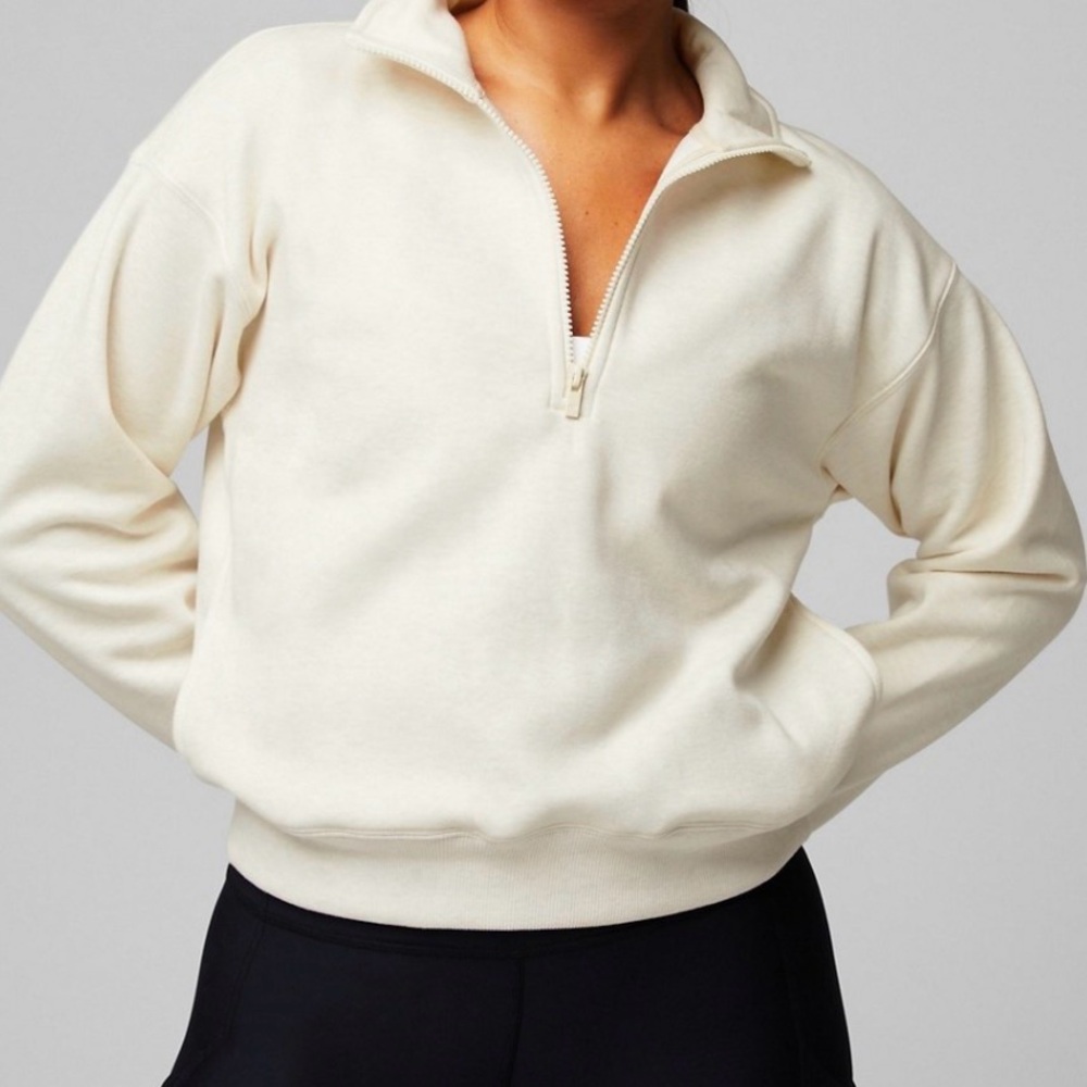 Fabletics quarter zip sweatshirt XS
